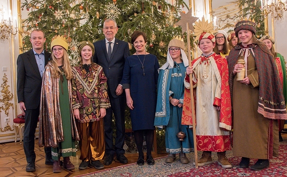 Empfang für österreichische Sternsingergruppen in der Hofburg
